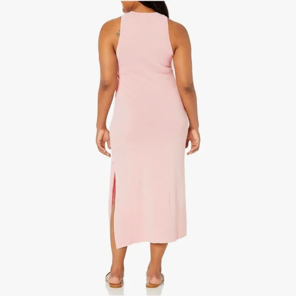 High Neck Cut-in-A-line Maxi Dress - Picture 5 of 8